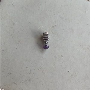 Pandora amethyst birthstone charm